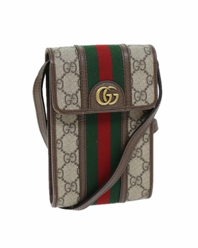 Gucci Ophidia GG Supreme Phone Case Crossbody Bag