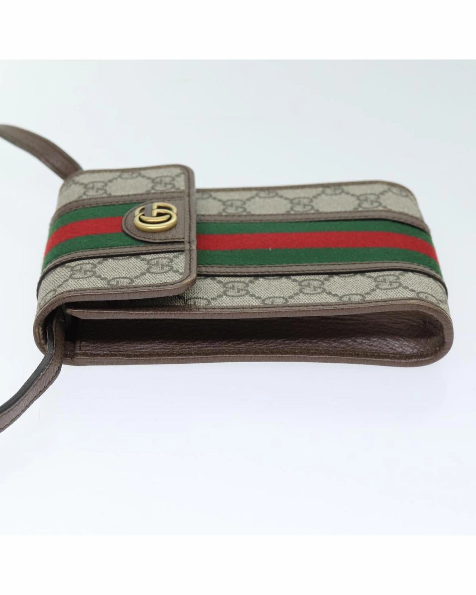 Gucci Ophidia GG Supreme Phone Case Crossbody Bag