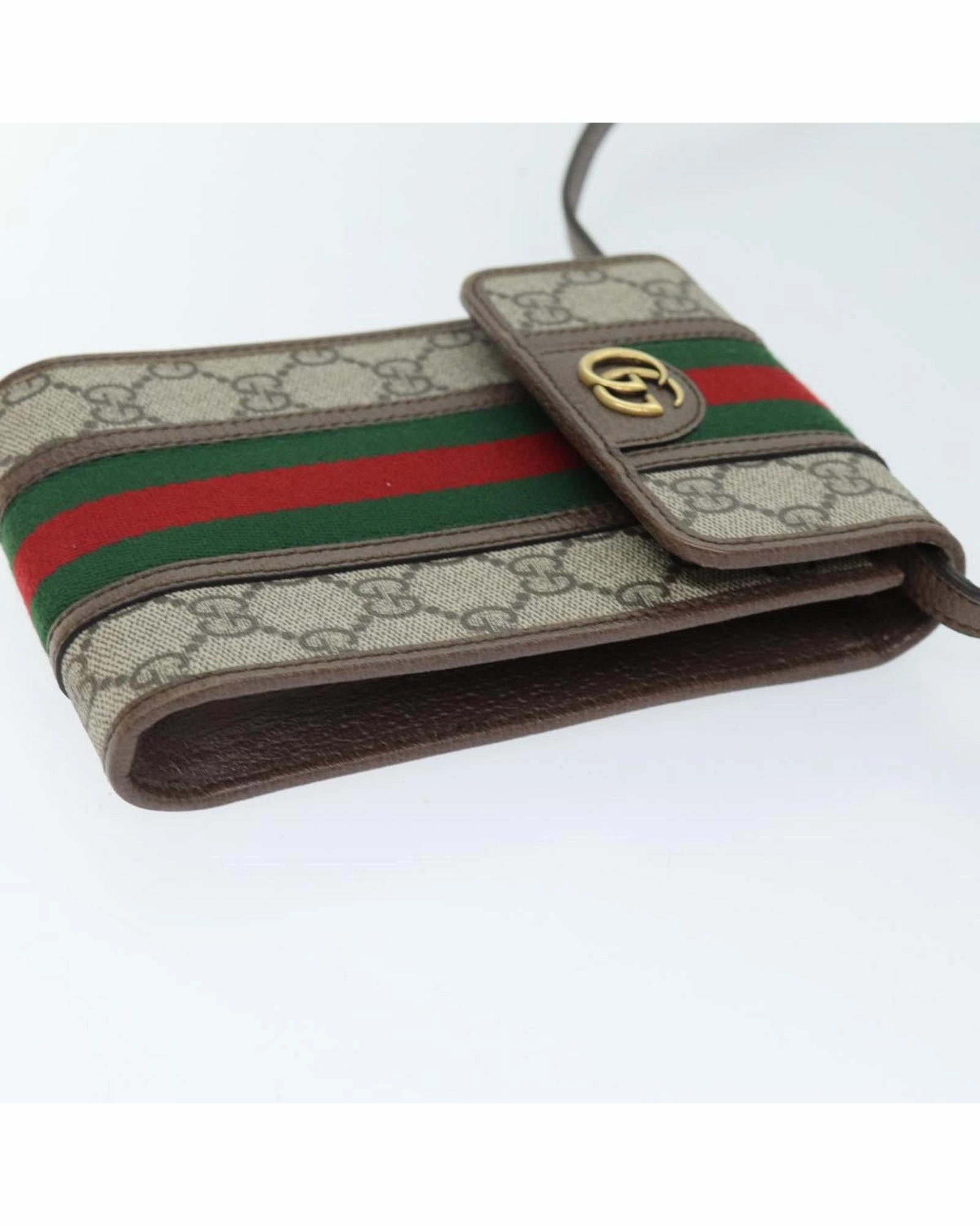 Gucci Ophidia GG Supreme Phone Case Crossbody Bag