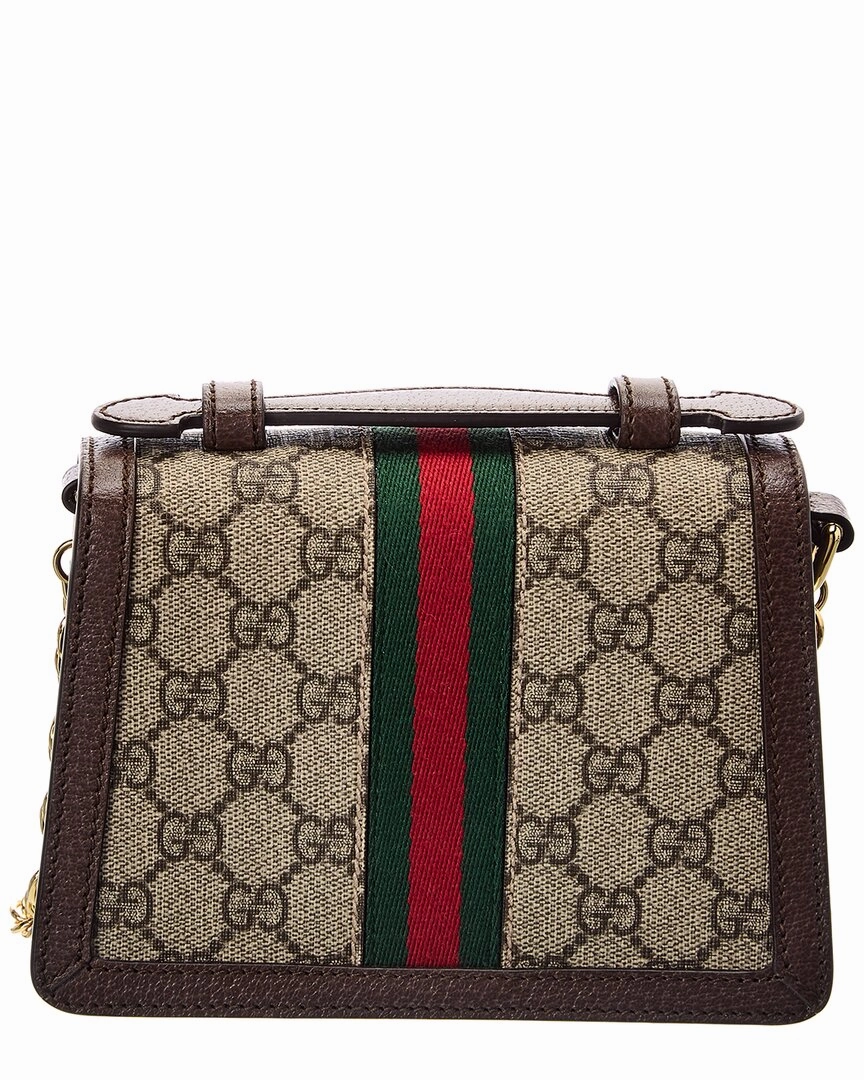 Gucci Ophidia Mini GG Supreme Canvas & Leather Shoulder Bag