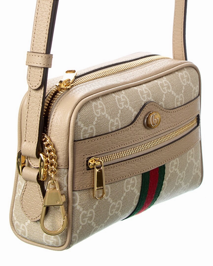 Gucci Ophidia Mini GG Supreme Canvas & Leather Shoulder Bag