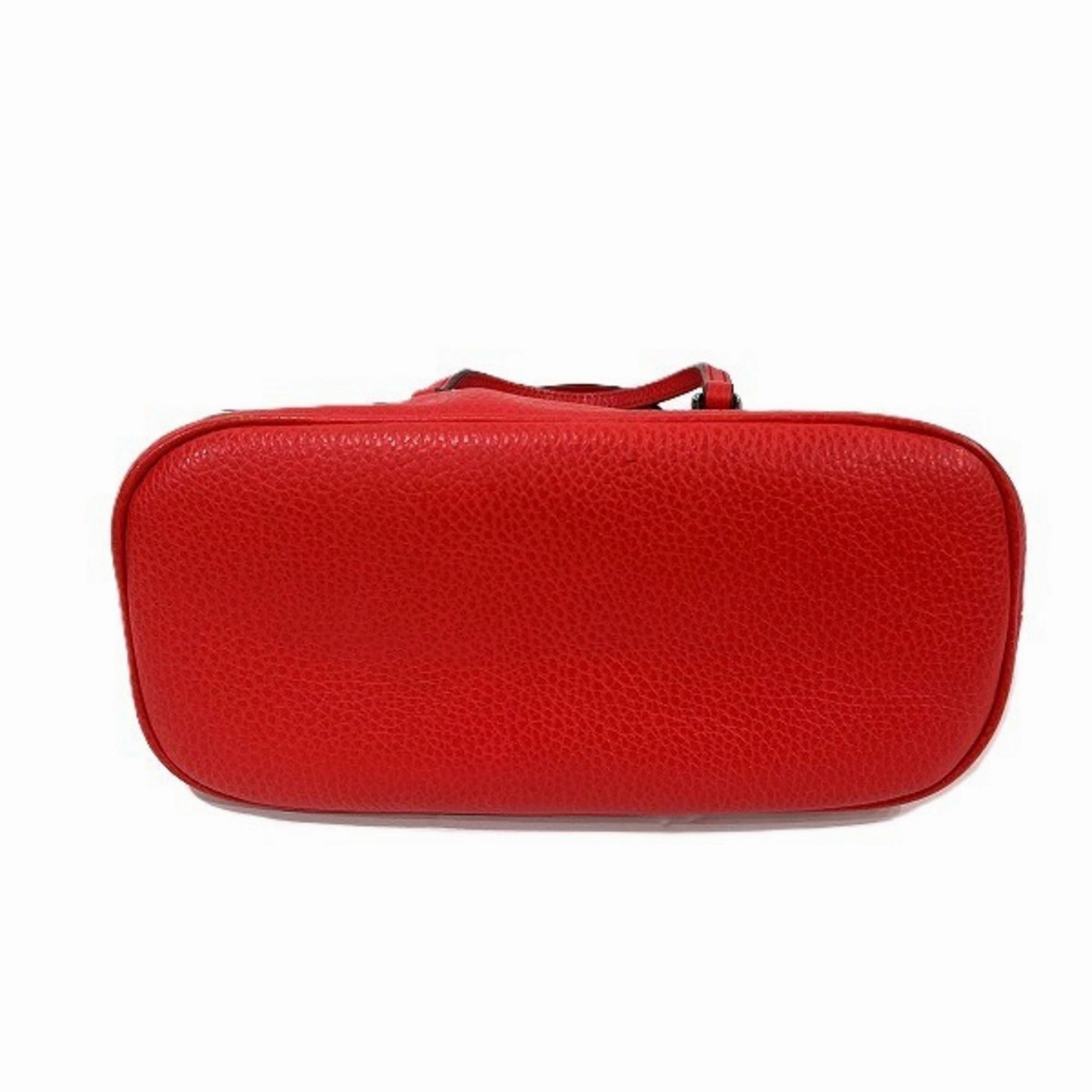 Gucci Orange Leather Handbag Shoulder Bag ()