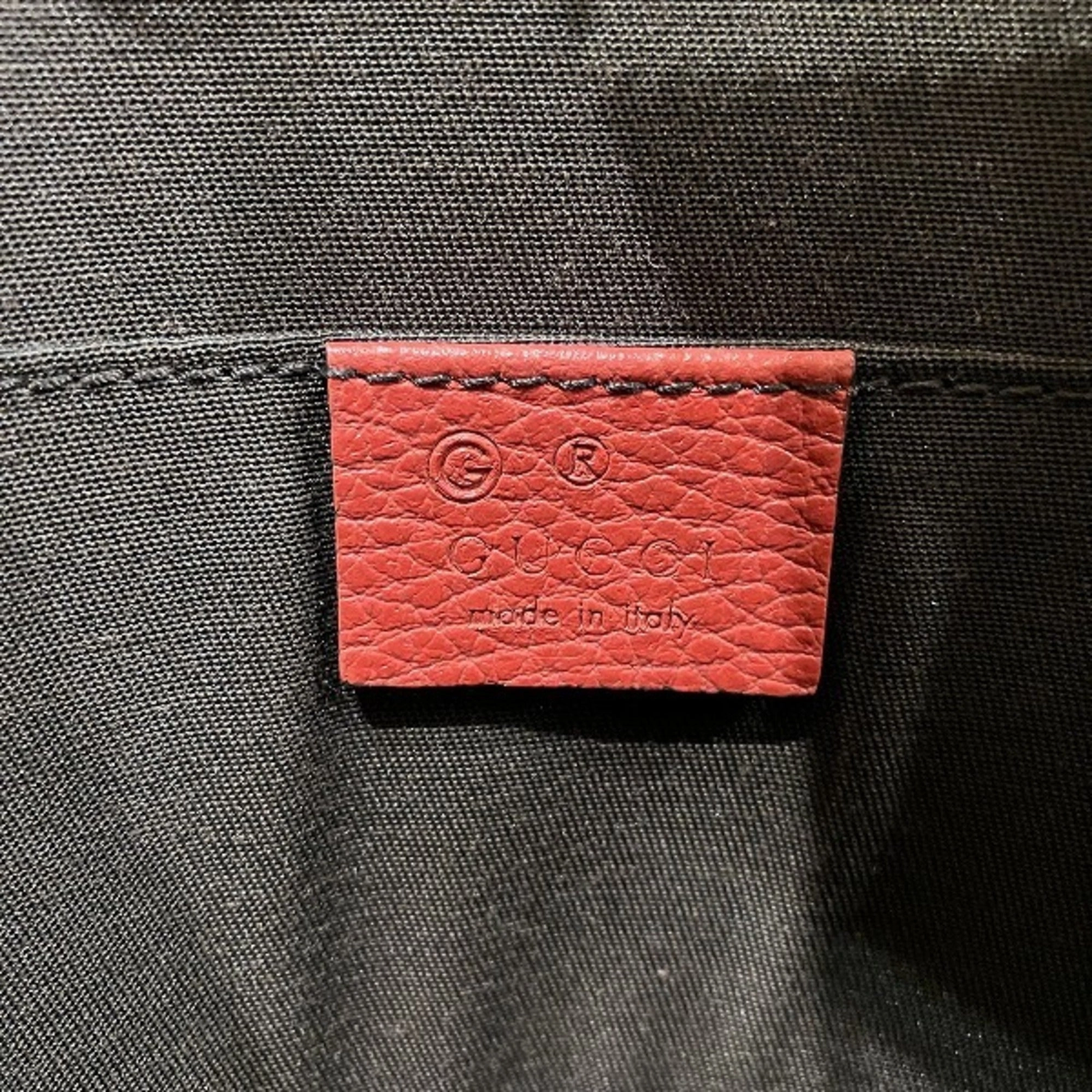 Gucci Orange Leather Handbag Shoulder Bag ()