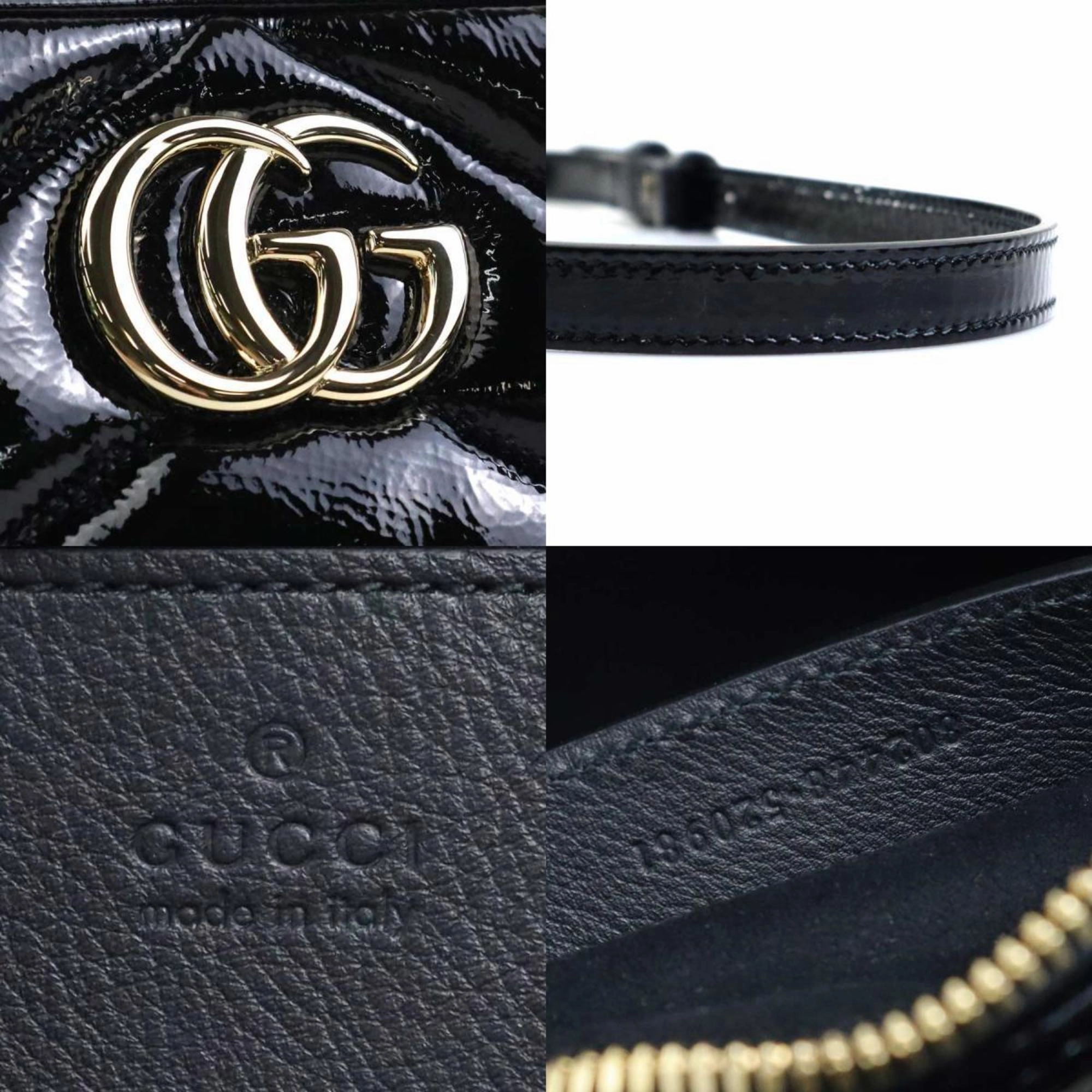 Gucci  Patent Leather Shoulder Bag (Pre-Owned)