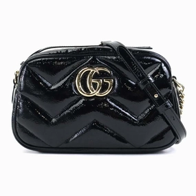 Gucci  Patent Leather Shoulder Bag (Pre-Owned)