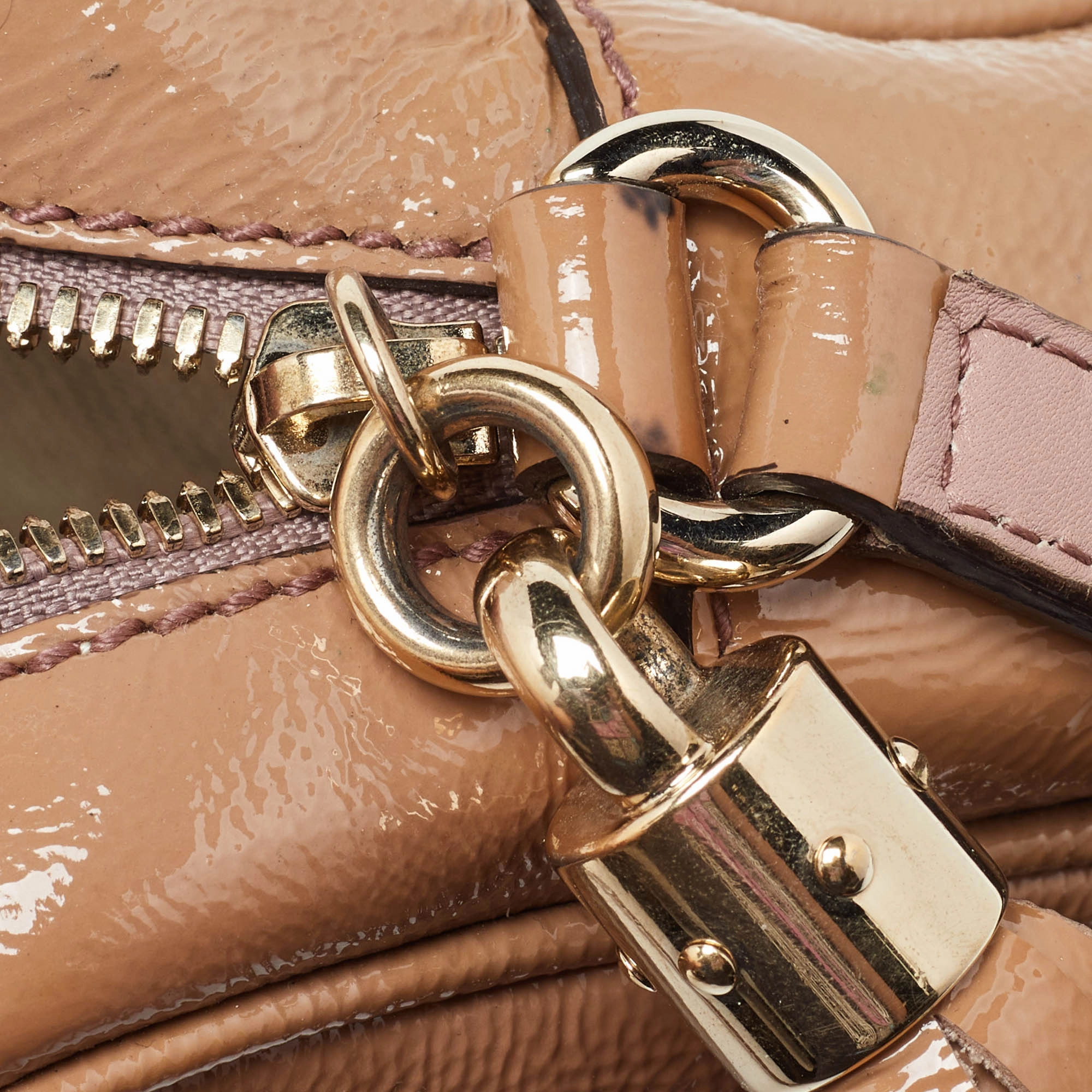 Gucci  Patent Leather Small Soho Disco Crossbody Bag