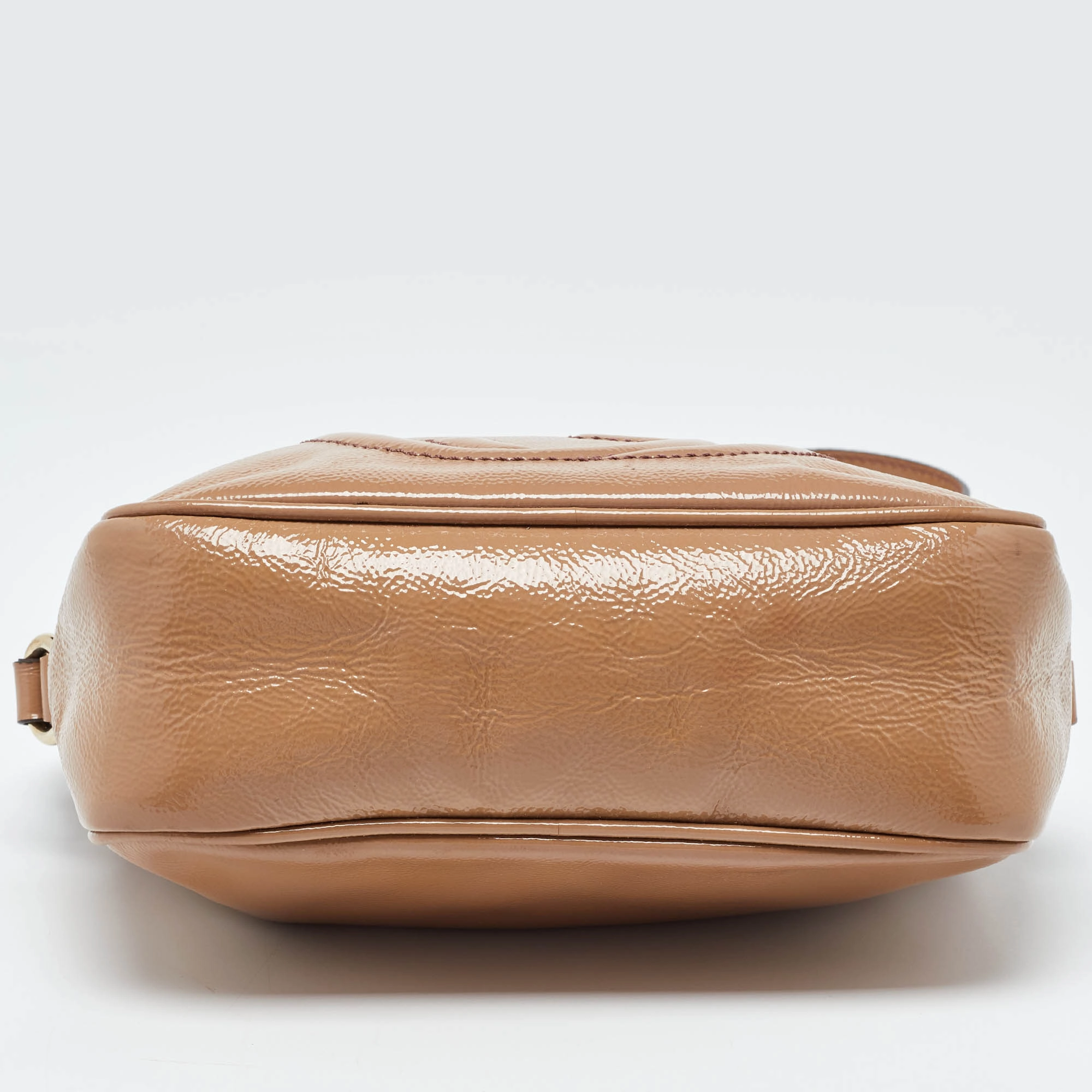 Gucci  Patent Leather Small Soho Disco Crossbody Bag