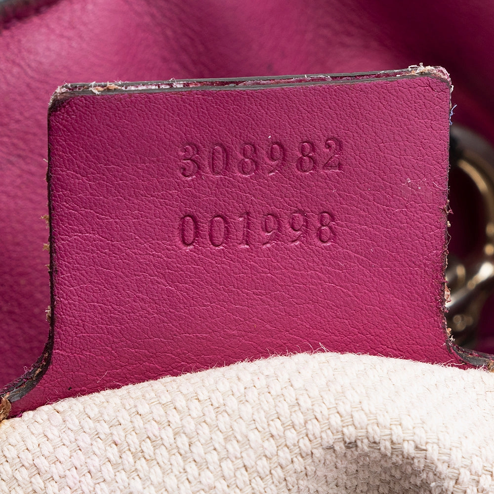 Gucci Patent Leather Soho Medium Shoulder Bag (SHF-20555)
