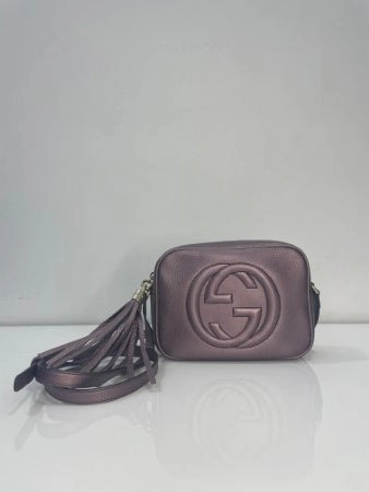 Gucci Purple GG Soho Crossbody Bag