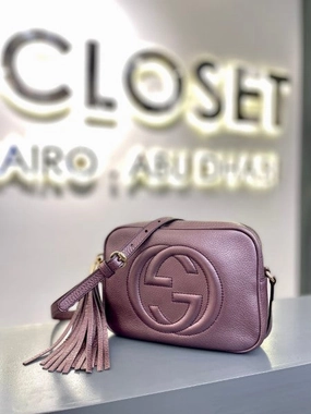 Gucci Purple GG Soho Crossbody Bag