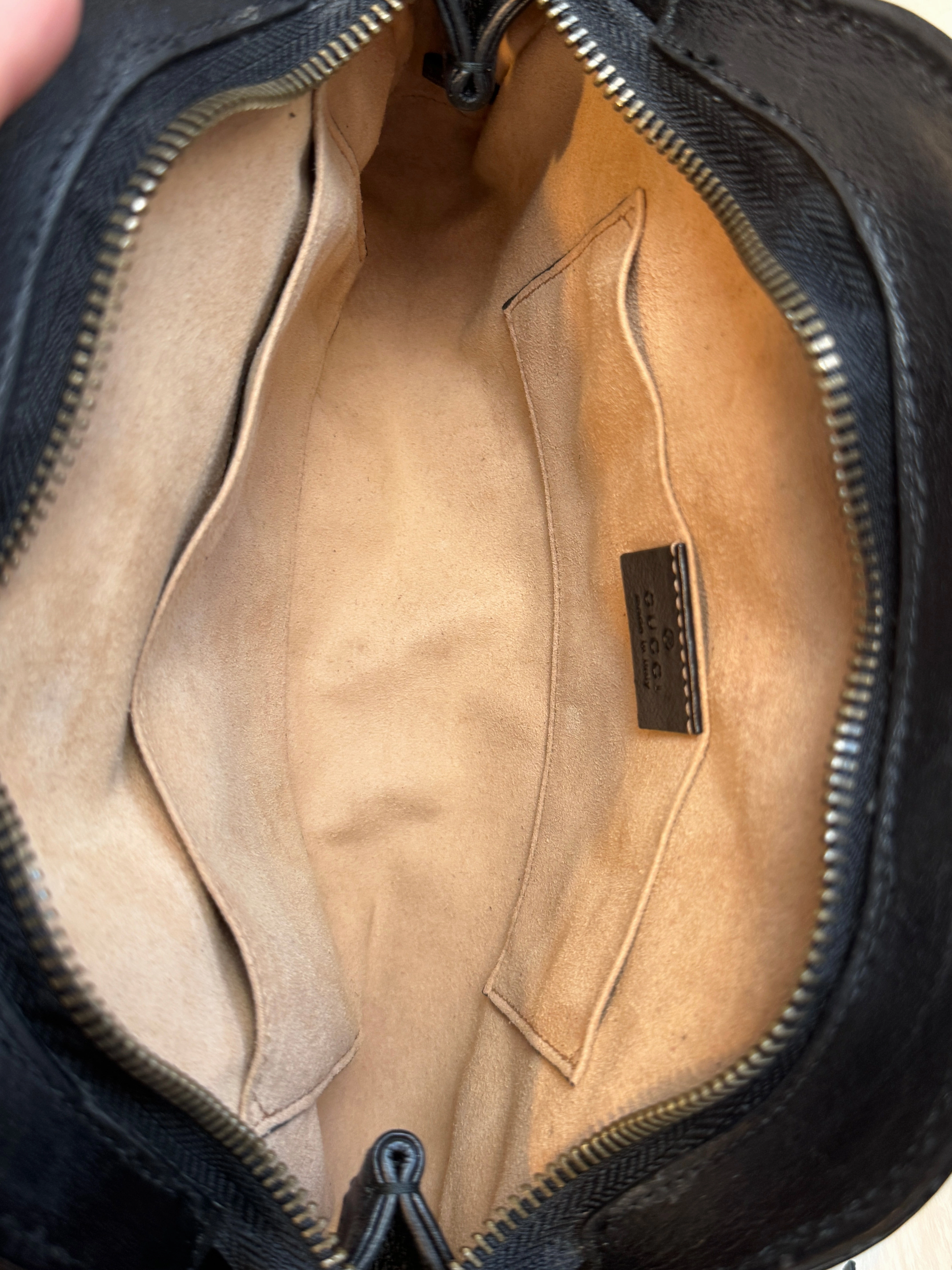 GUCCI Re Belle Small Crumpled Calfskin Crossbody