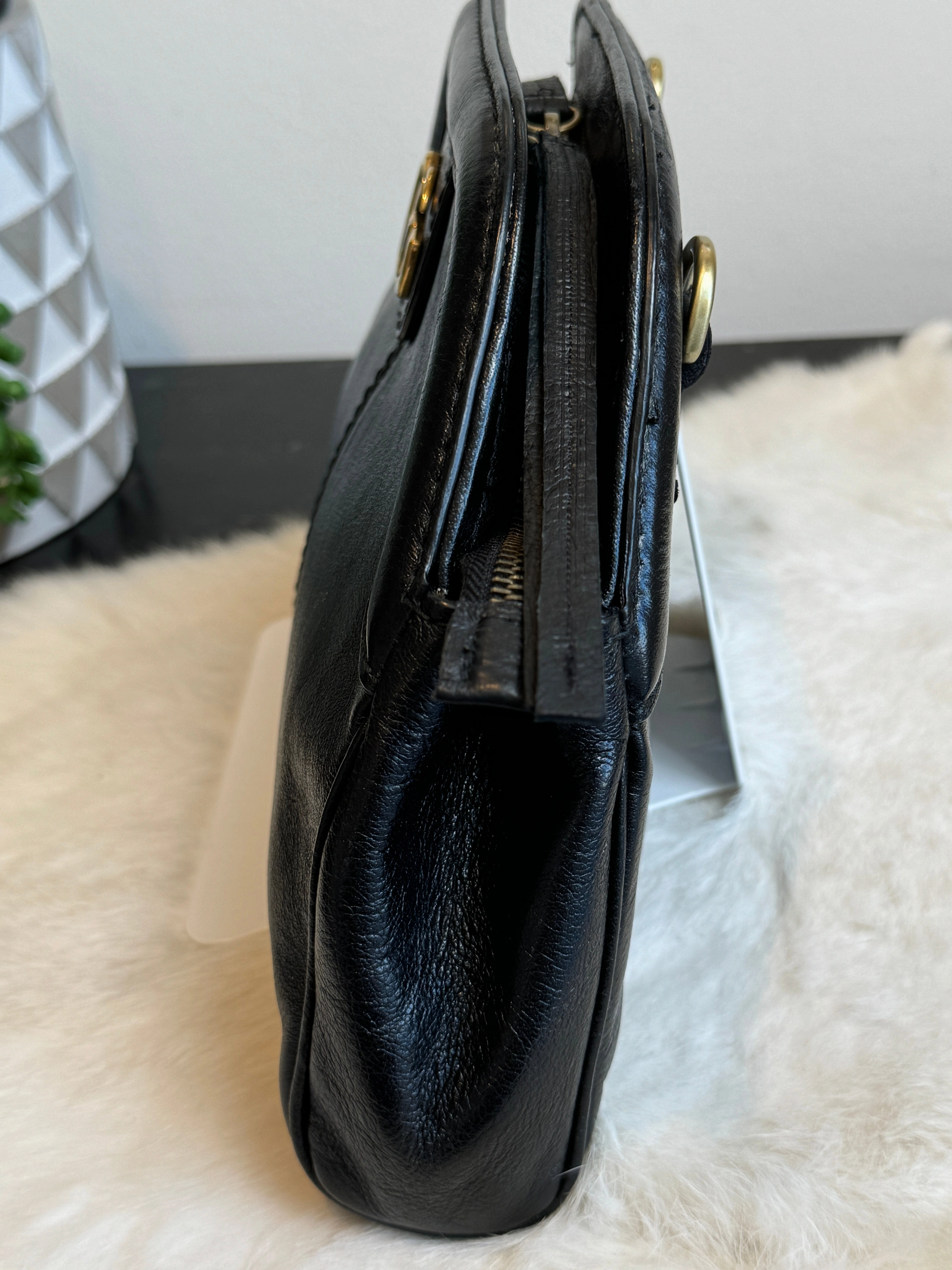 GUCCI Re Belle Small Crumpled Calfskin Crossbody