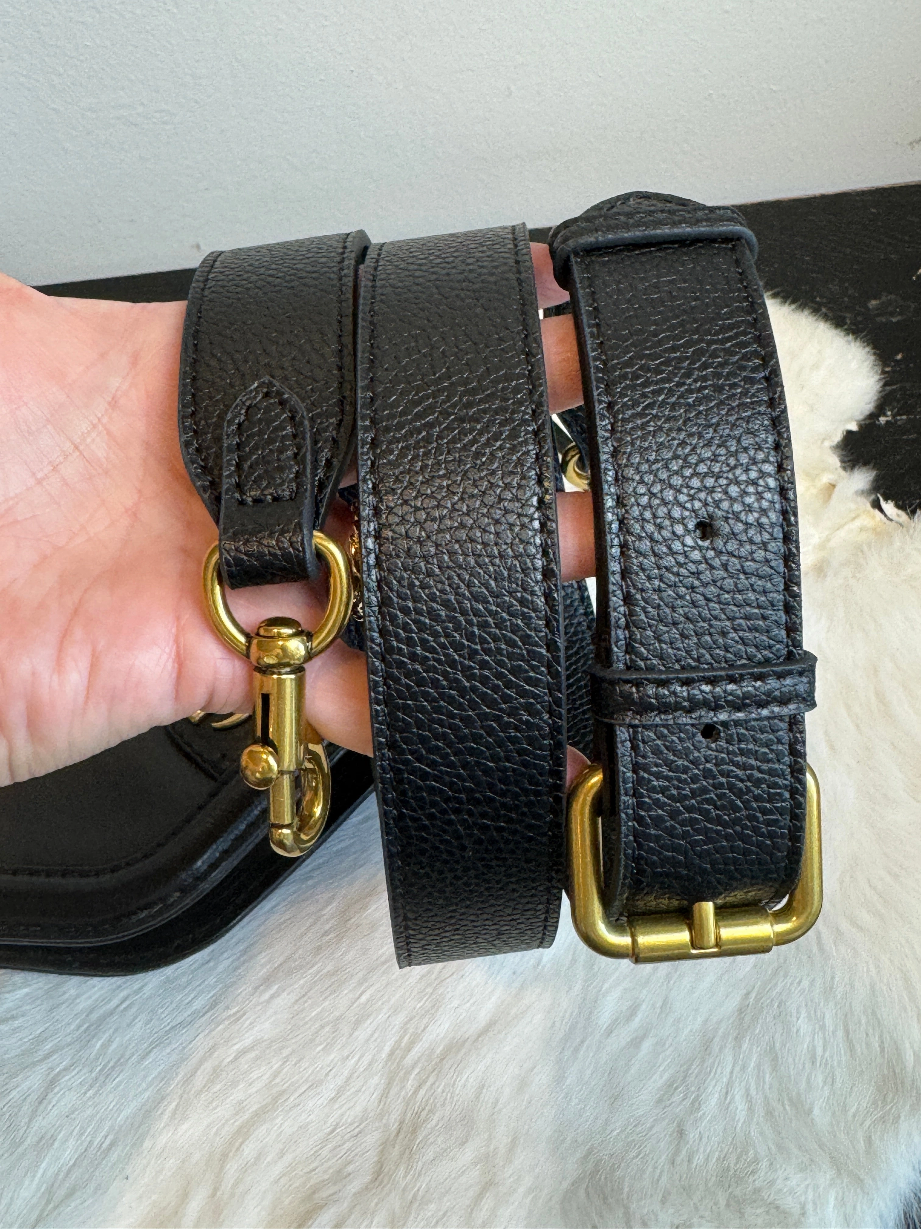 GUCCI Re Belle Small Crumpled Calfskin Crossbody