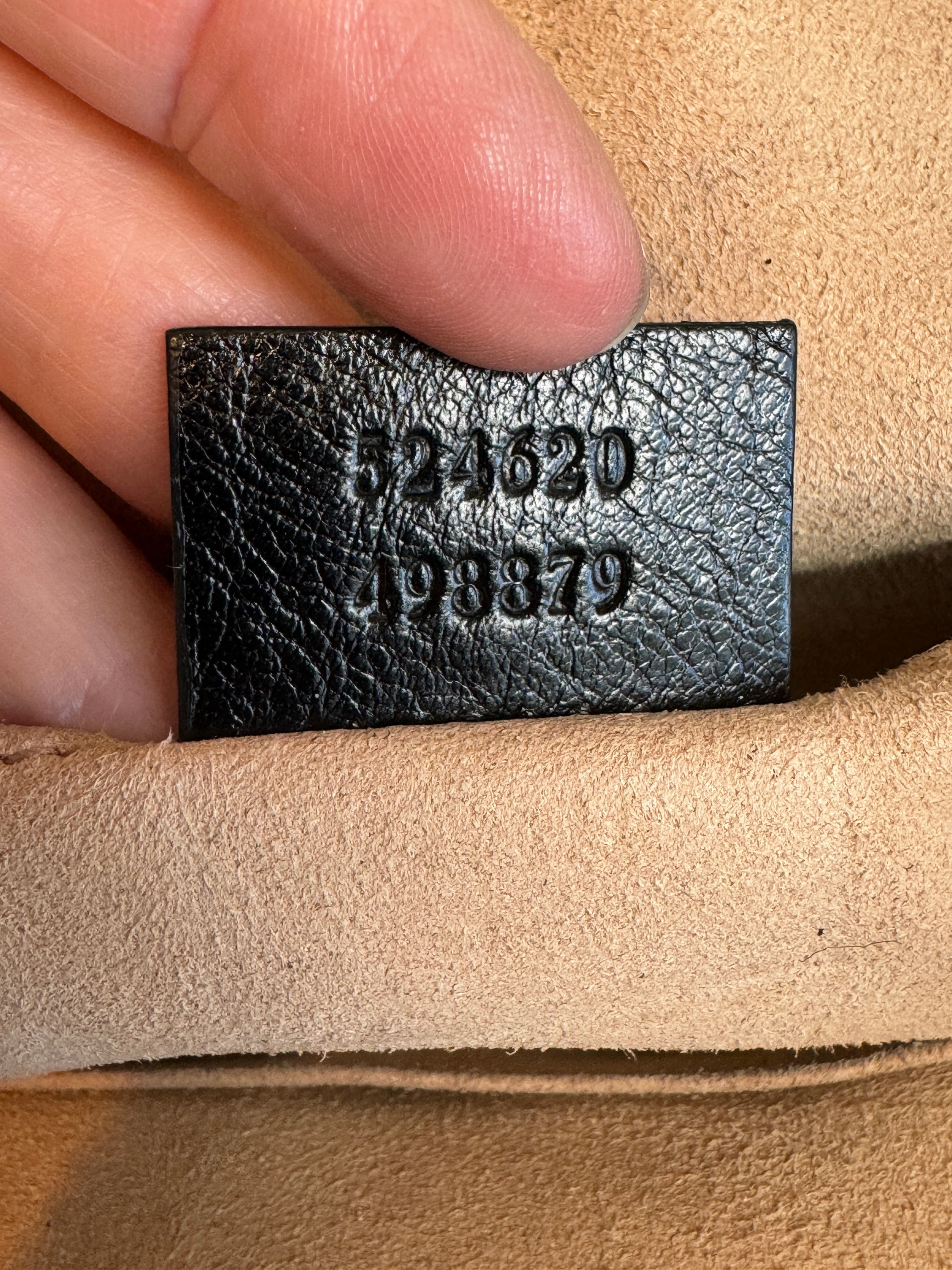 GUCCI Re Belle Small Crumpled Calfskin Crossbody