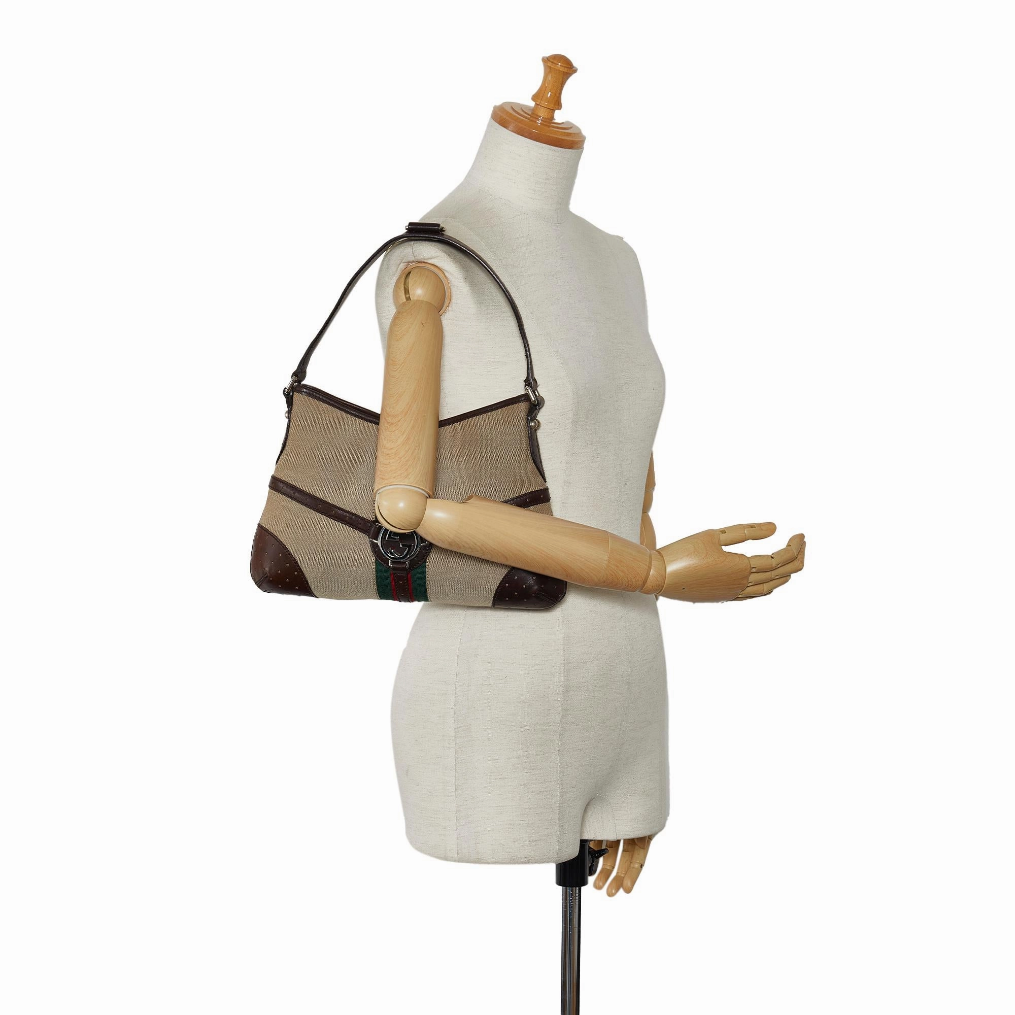 Gucci Reins Web Shoulder Bag (SHG-VjXKWU)