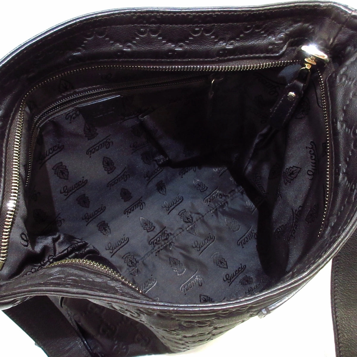 Gucci Shimmer Line  Leather Shoulder Bag ()