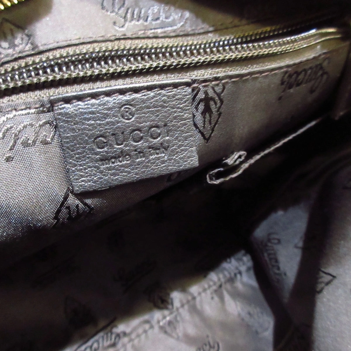 Gucci Shimmer Line  Leather Shoulder Bag ()