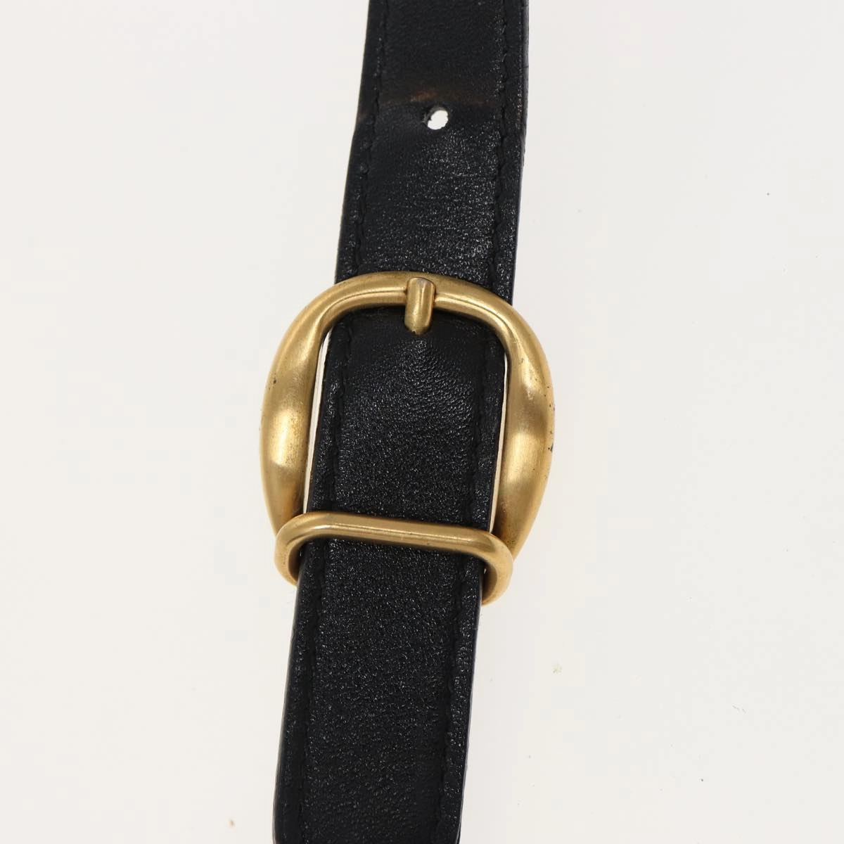 GUCCI Shoulder Bag Leather Black 001 2214 1687  81327
