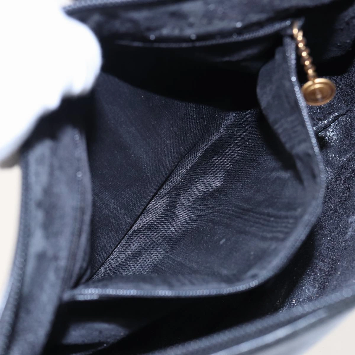 GUCCI Shoulder Bag Leather Black 001 2214 1687  81327
