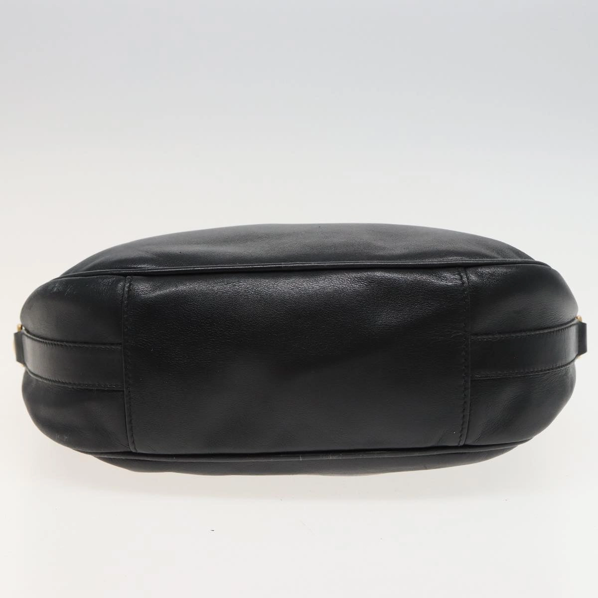 GUCCI Shoulder Bag Leather Black 001 2214 1687  81327