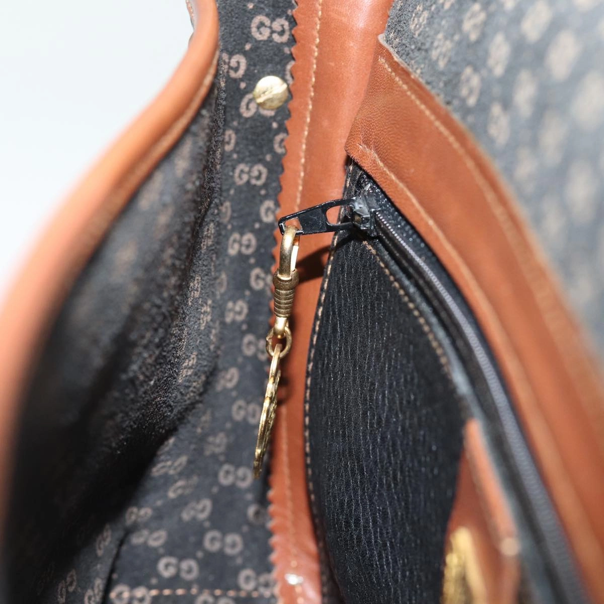 GUCCI Shoulder Bag Leather Black  ep4707