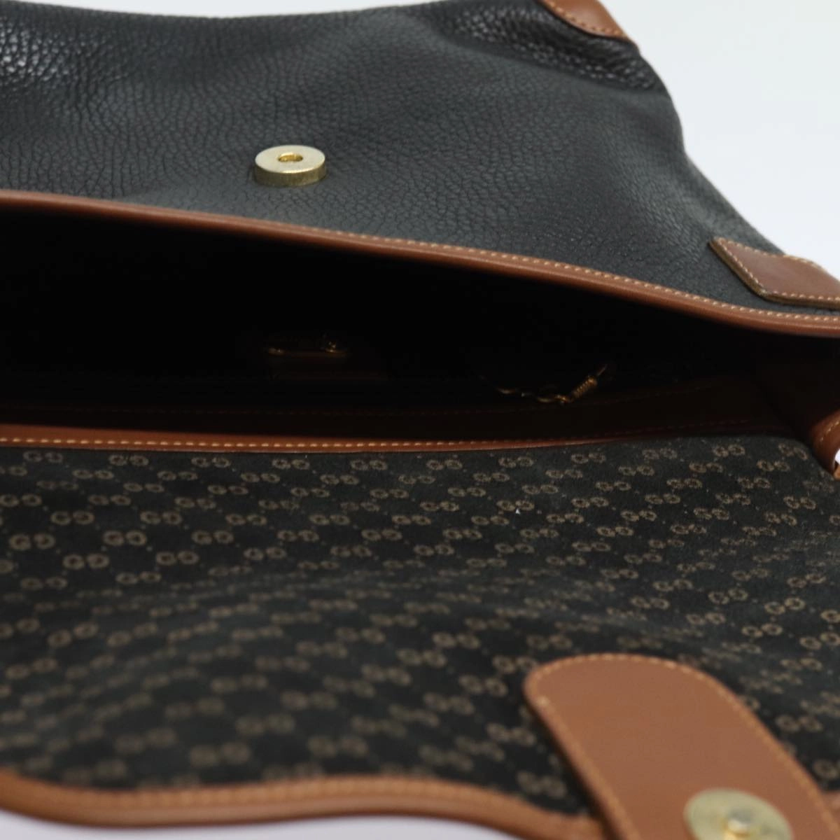 GUCCI Shoulder Bag Leather Black  ep4707