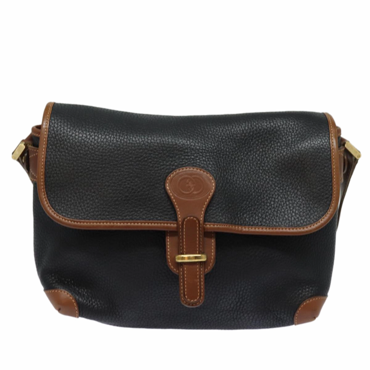 GUCCI Shoulder Bag Leather Black  ep4707