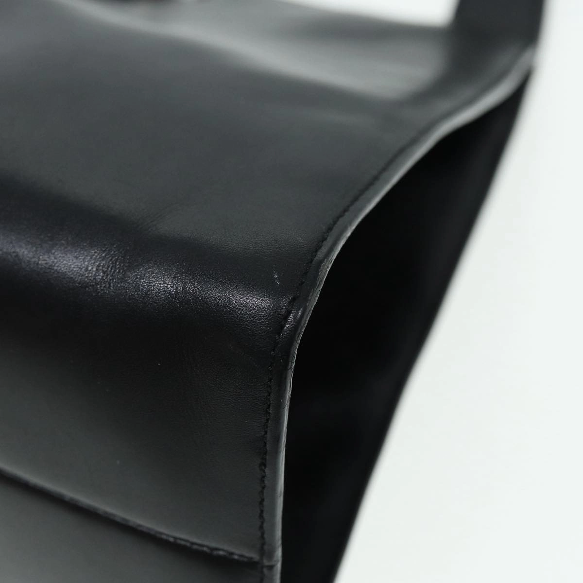 GUCCI Shoulder Bag Leather Black Silver 001 3038  ep5093