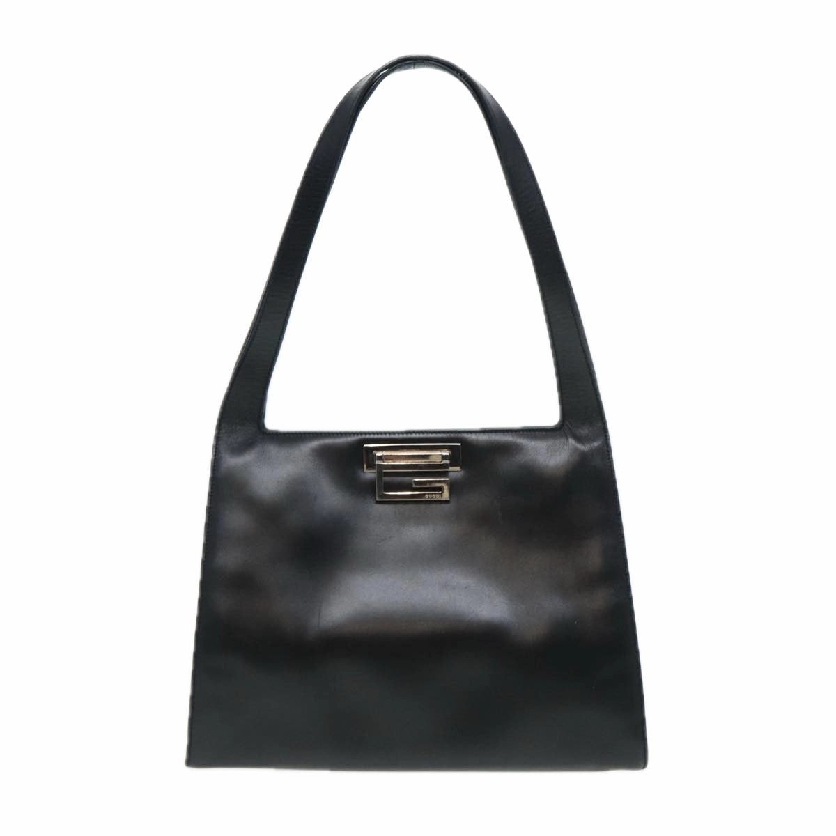 GUCCI Shoulder Bag Leather Black Silver 001 3038  ep5093