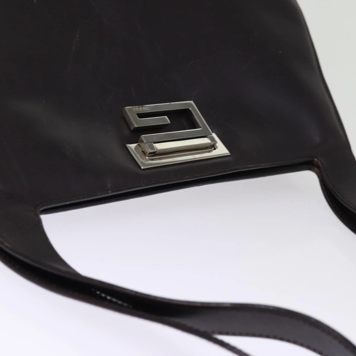 GUCCI Shoulder Bag Leather Brown 001 3038  bs14657