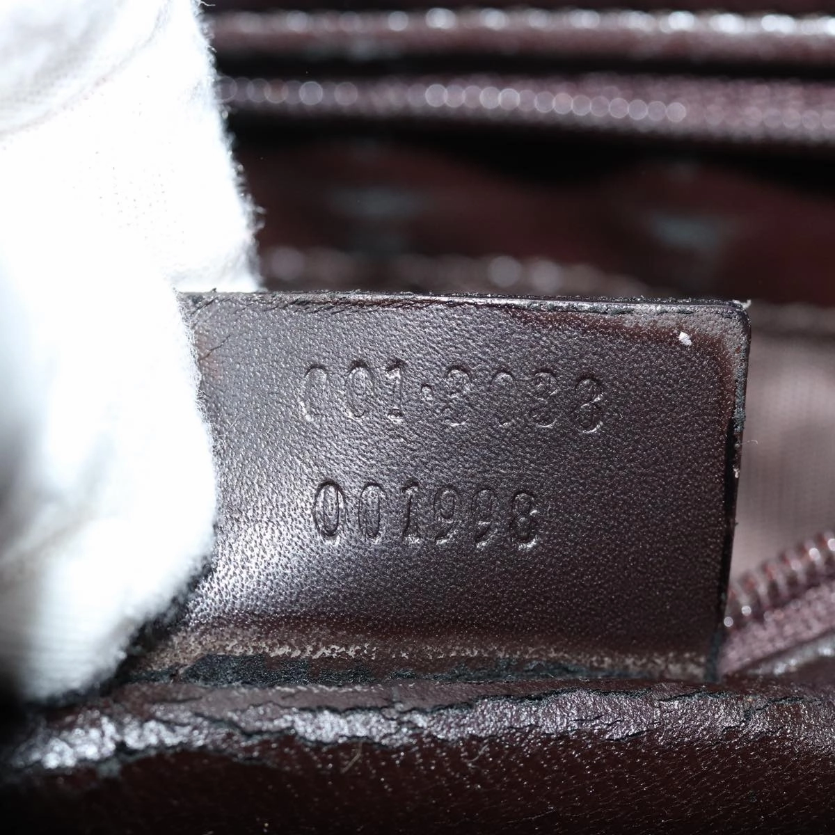 GUCCI Shoulder Bag Leather Brown 001 3038  bs14657