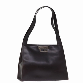 GUCCI Shoulder Bag Leather Brown 001 3038  bs14657
