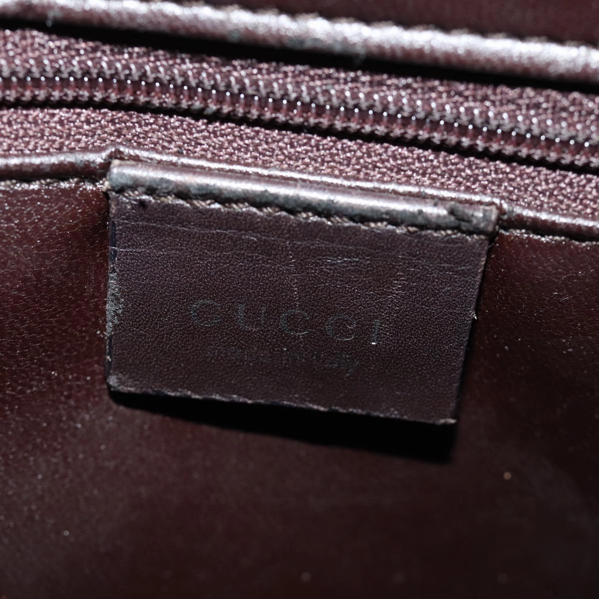 GUCCI Shoulder Bag Leather Brown 001 3038  bs14657