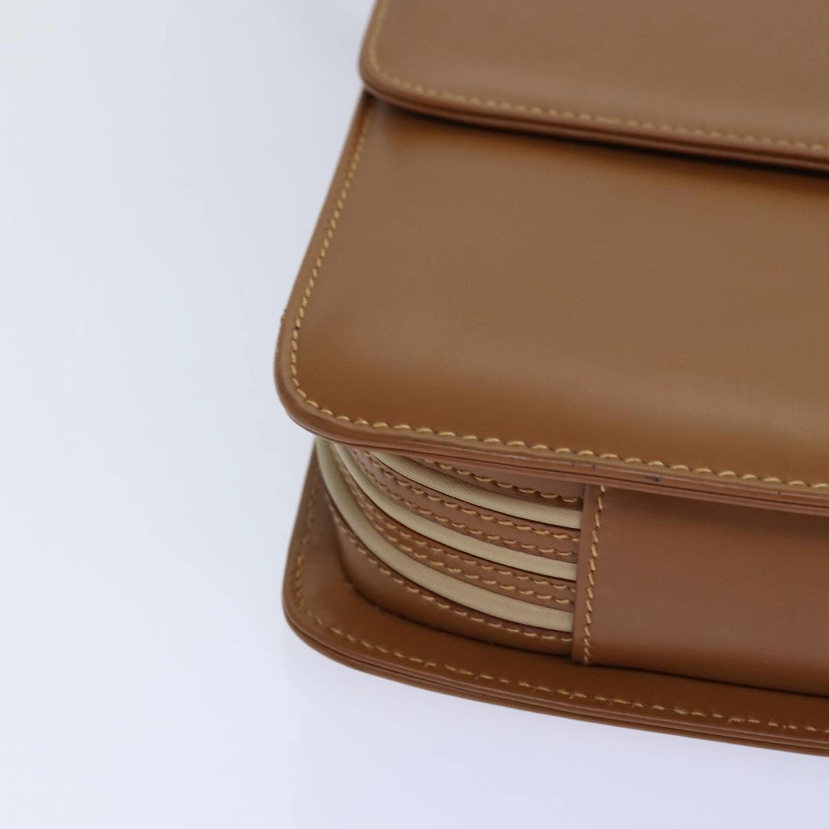 GUCCI Shoulder Bag Leather Brown Gold 004 109 0316  ep5153