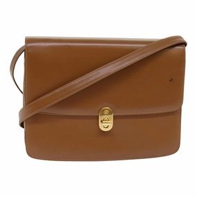 GUCCI Shoulder Bag Leather Brown Gold 004 109 0316  ep5153