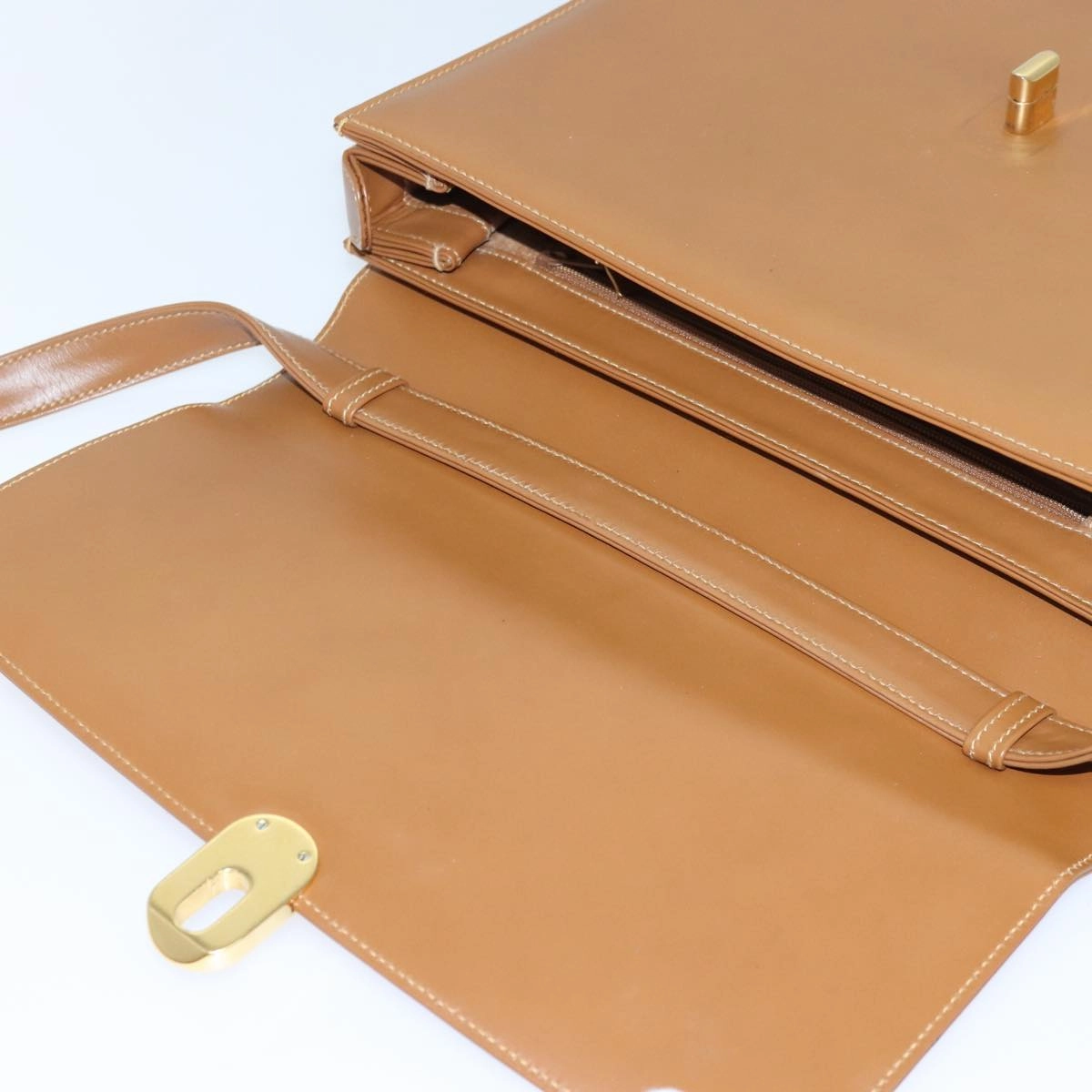 GUCCI Shoulder Bag Leather Brown Gold 004 109 0316  ep5153