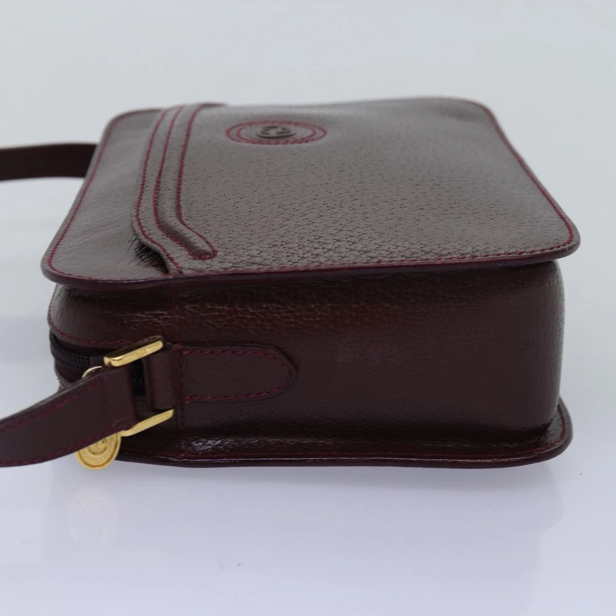 GUCCI Shoulder Bag Leather Red 007 256 0051  12836