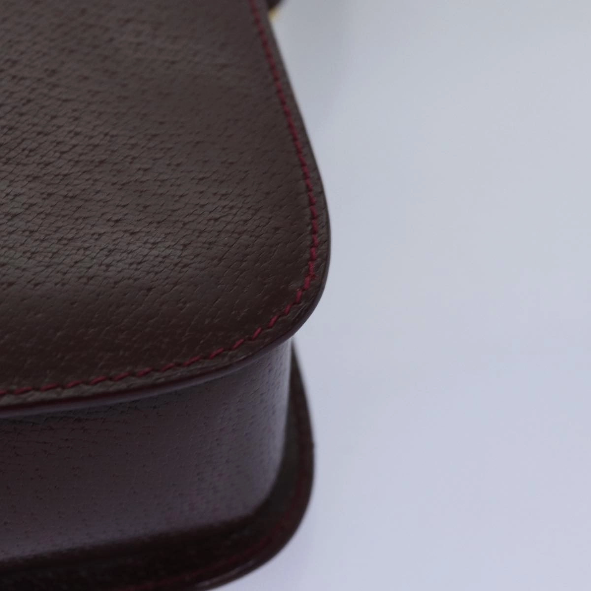 GUCCI Shoulder Bag Leather Red 007 256 0051  12836