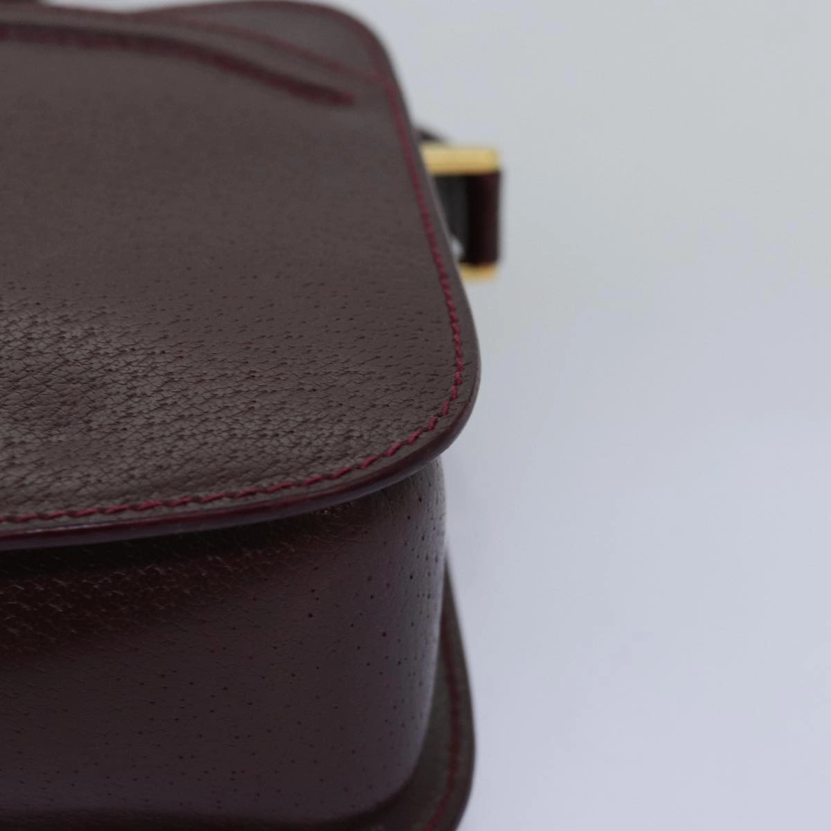 GUCCI Shoulder Bag Leather Red 007 256 0051  12836