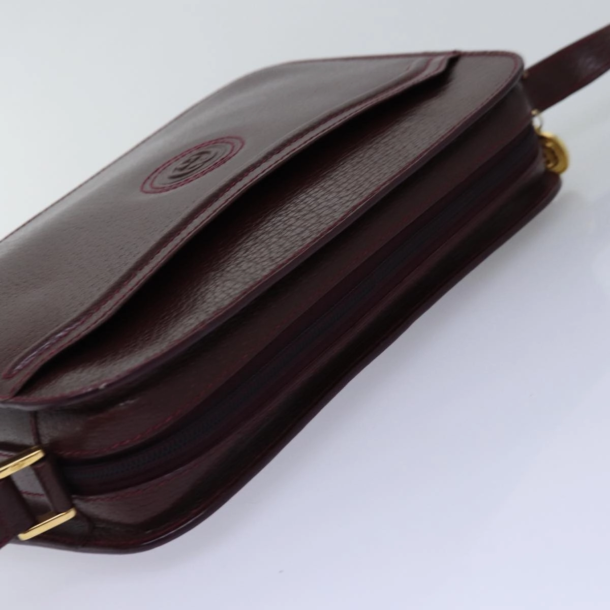 GUCCI Shoulder Bag Leather Red 007 256 0051  12836