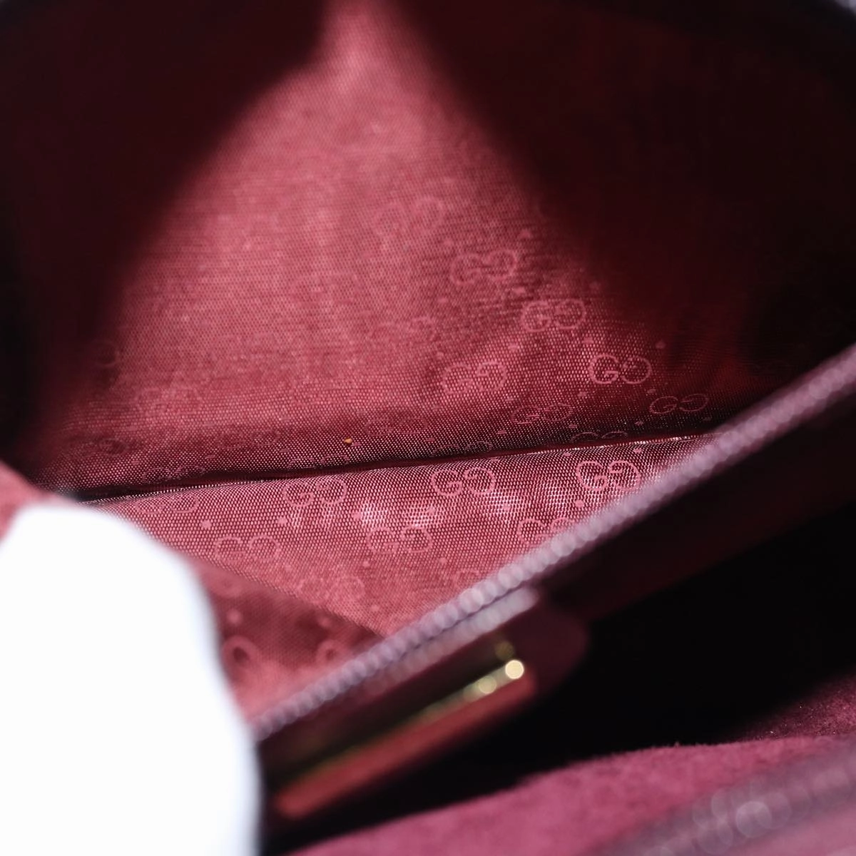 GUCCI Shoulder Bag Leather Red 007 256 0051  12836