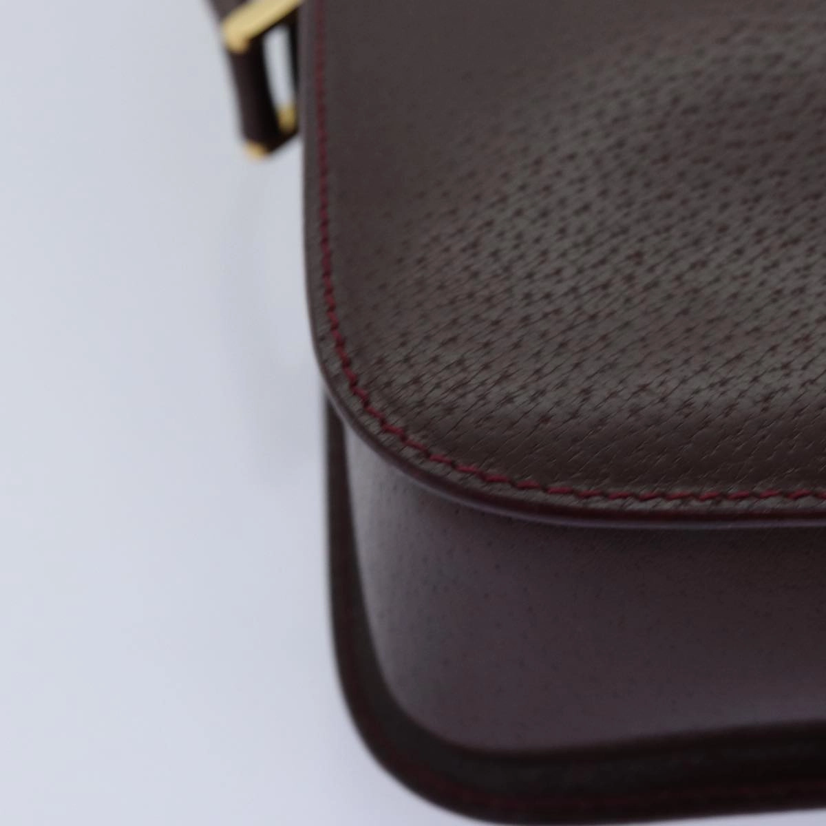 GUCCI Shoulder Bag Leather Red 007 256 0051  12836