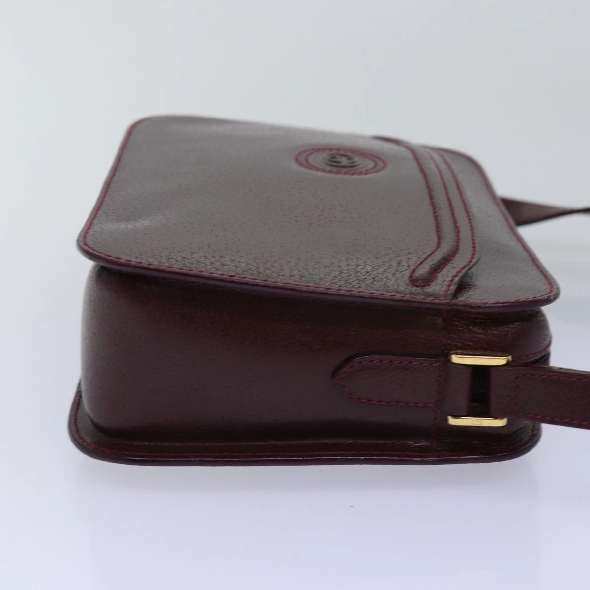 GUCCI Shoulder Bag Leather Red 007 256 0051  12836