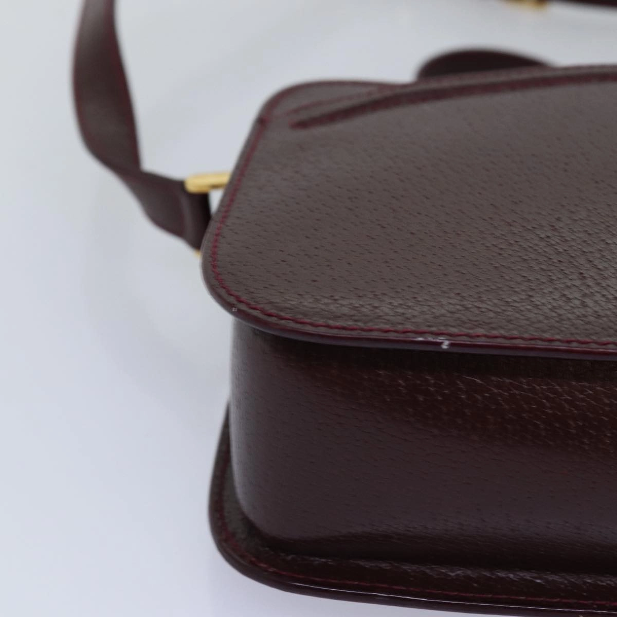 GUCCI Shoulder Bag Leather Red 007 256 0051  12836