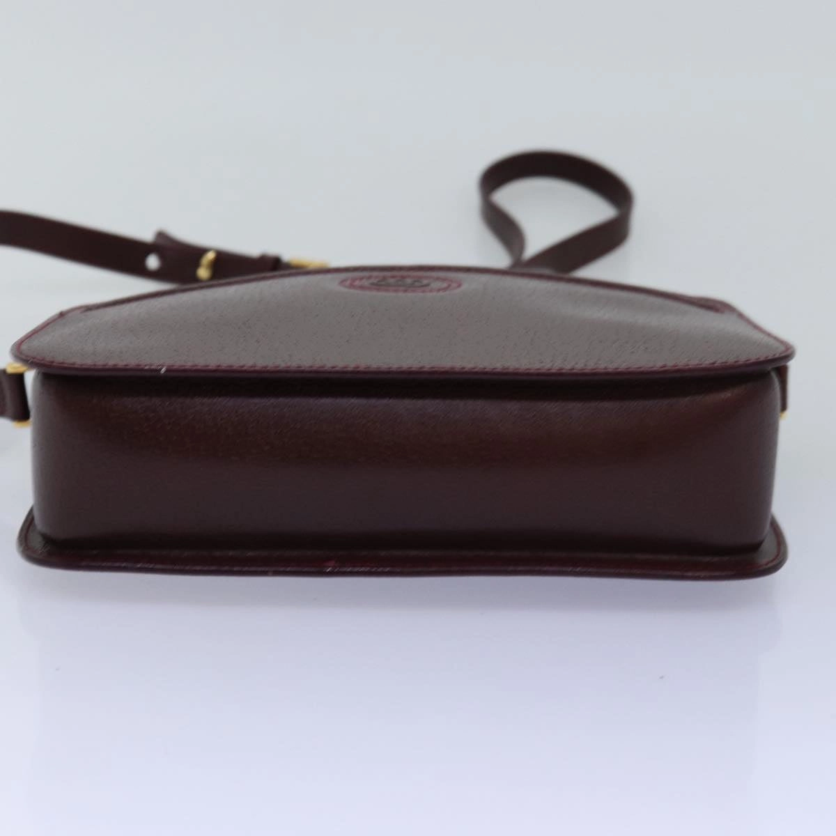 GUCCI Shoulder Bag Leather Red 007 256 0051  12836