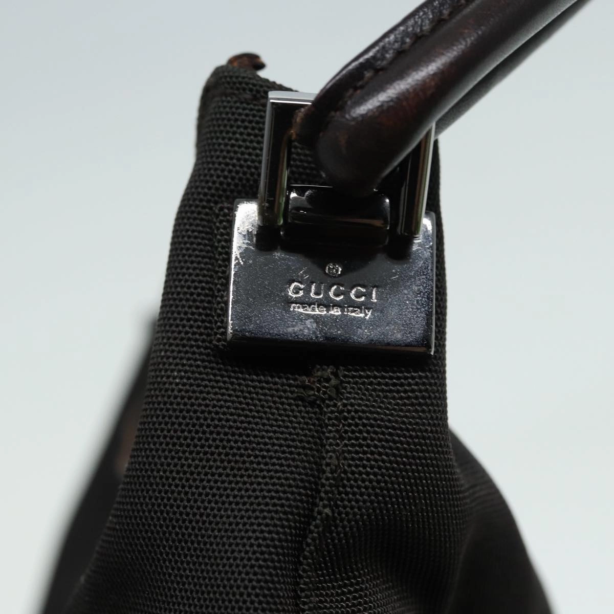 GUCCI Shoulder Bag Nylon Khaki  ep4994