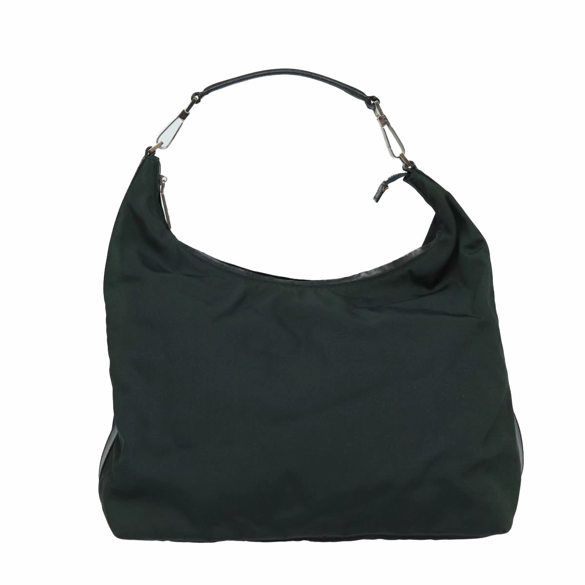 GUCCI Shoulder Bag Nylon Khaki Silver 001 1955  bs16720