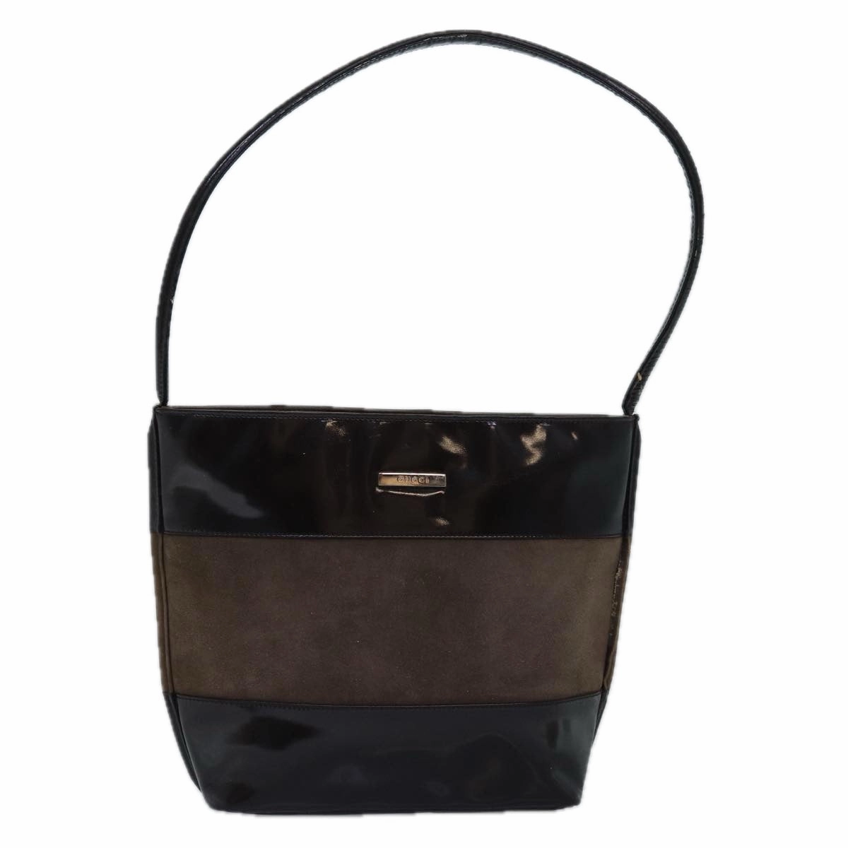 GUCCI Shoulder Bag Suede Brown 000 1448 0555  bs15233