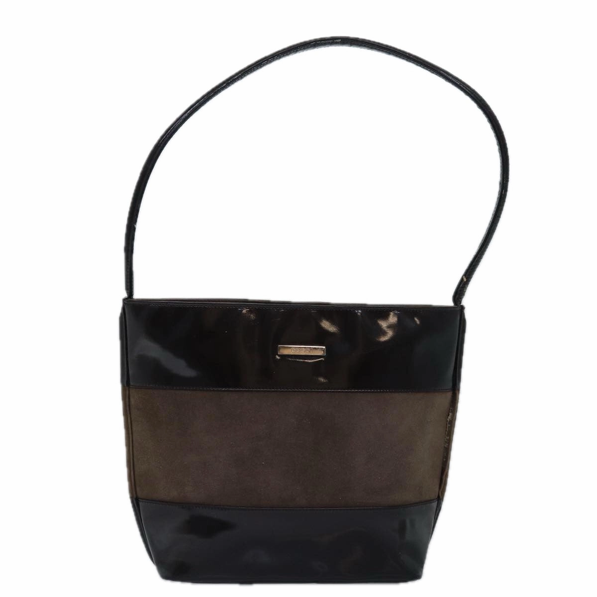 GUCCI Shoulder Bag Suede Brown 000 1448 0555  bs15233