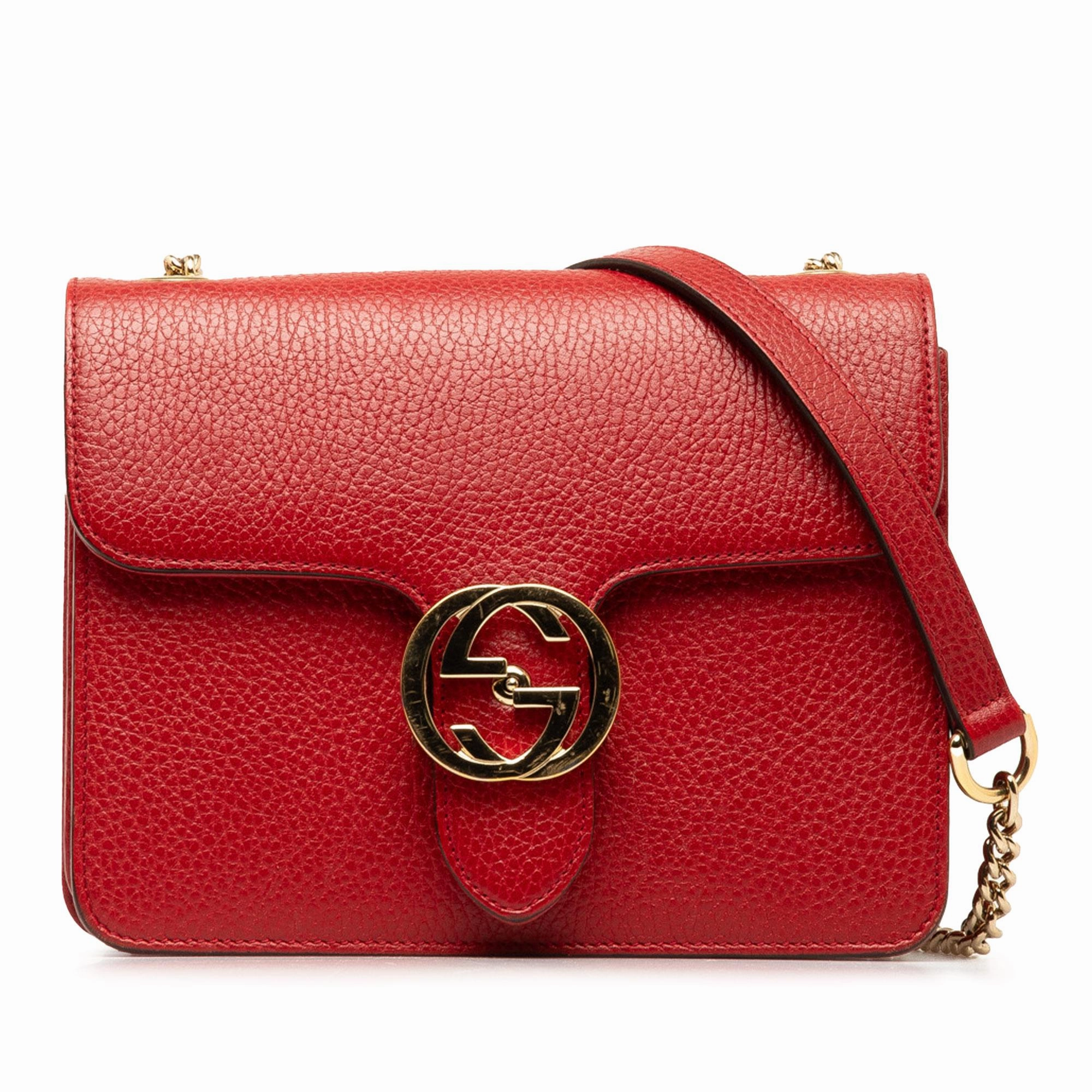 Gucci Small Dollar Interlocking G Crossbody (SHG-yGw40P)